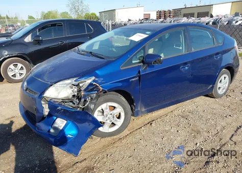 2011 Toyota Prius Two из США, поврежденный, VIN JTDKN3DU1B1410358